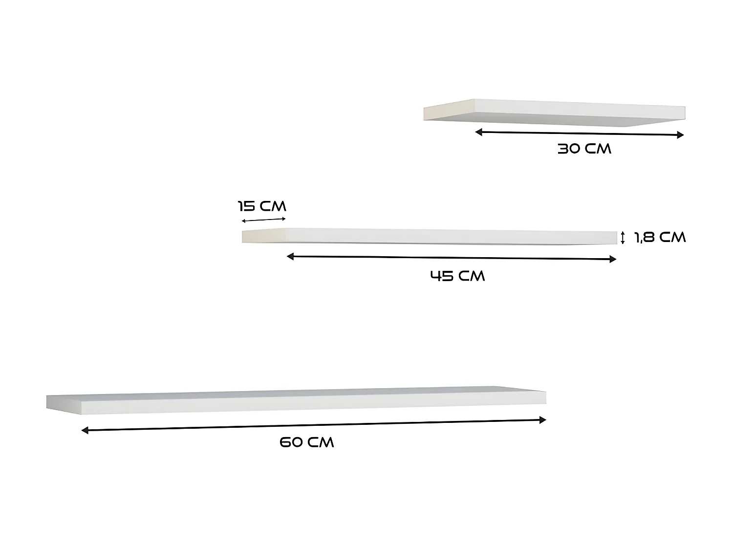 ASTER T1 - Mesita de noche con 2 cajones - 59x40x32cm - mesita de noche - estilo escandinavo