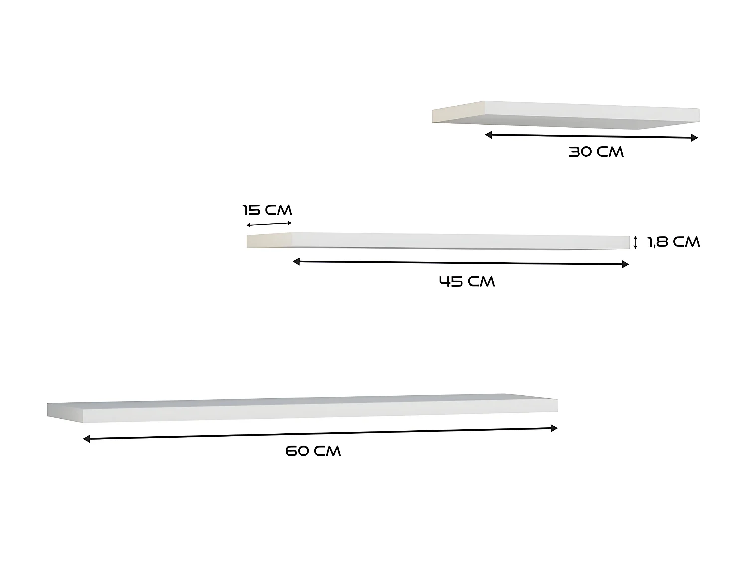 ASTER T1 - Mesita de noche con 2 cajones - 59x40x32cm - mesita de noche - estilo escandinavo
