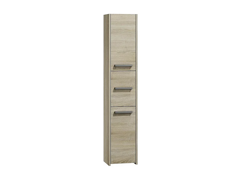 CDF Badschrank S33 | Farbe: Eiche Sonoma | Moderner Badezimmerschrank | Ablagefläche | Geräumige Einlegeböden | Türen | Einfache Montage…