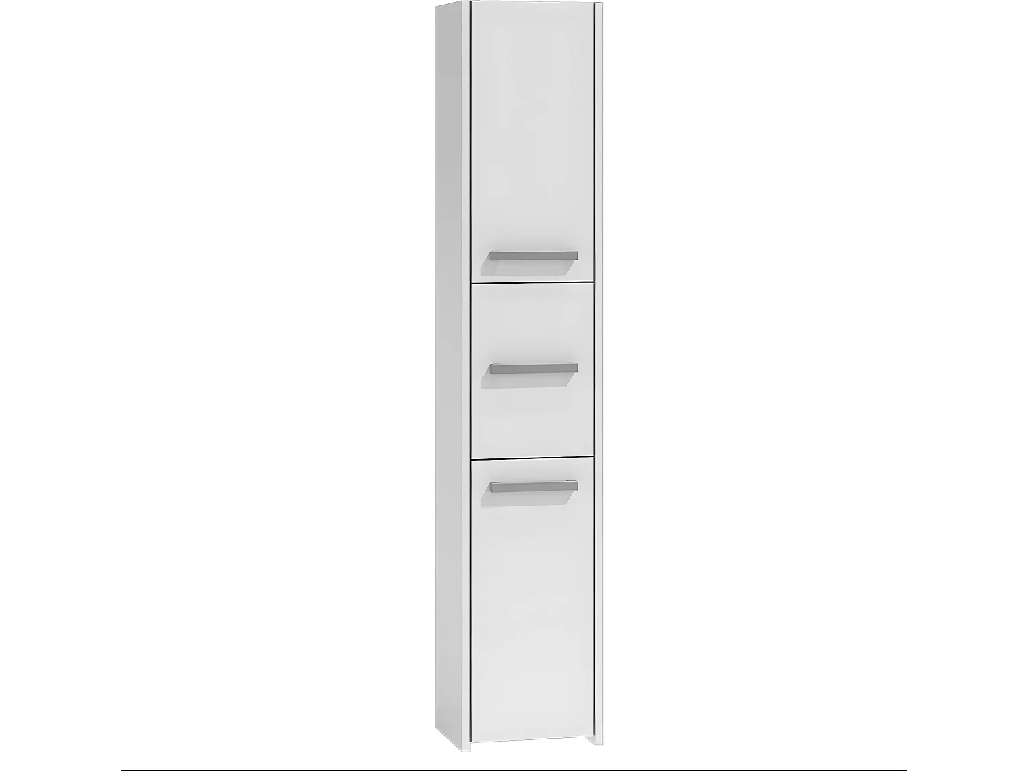 CDF Badschrank S33 | Farbe: Weiß | Moderner Badezimmerschrank | Ablagefläche | Geräumige Einlegeböden | Türen | Einfache Montage