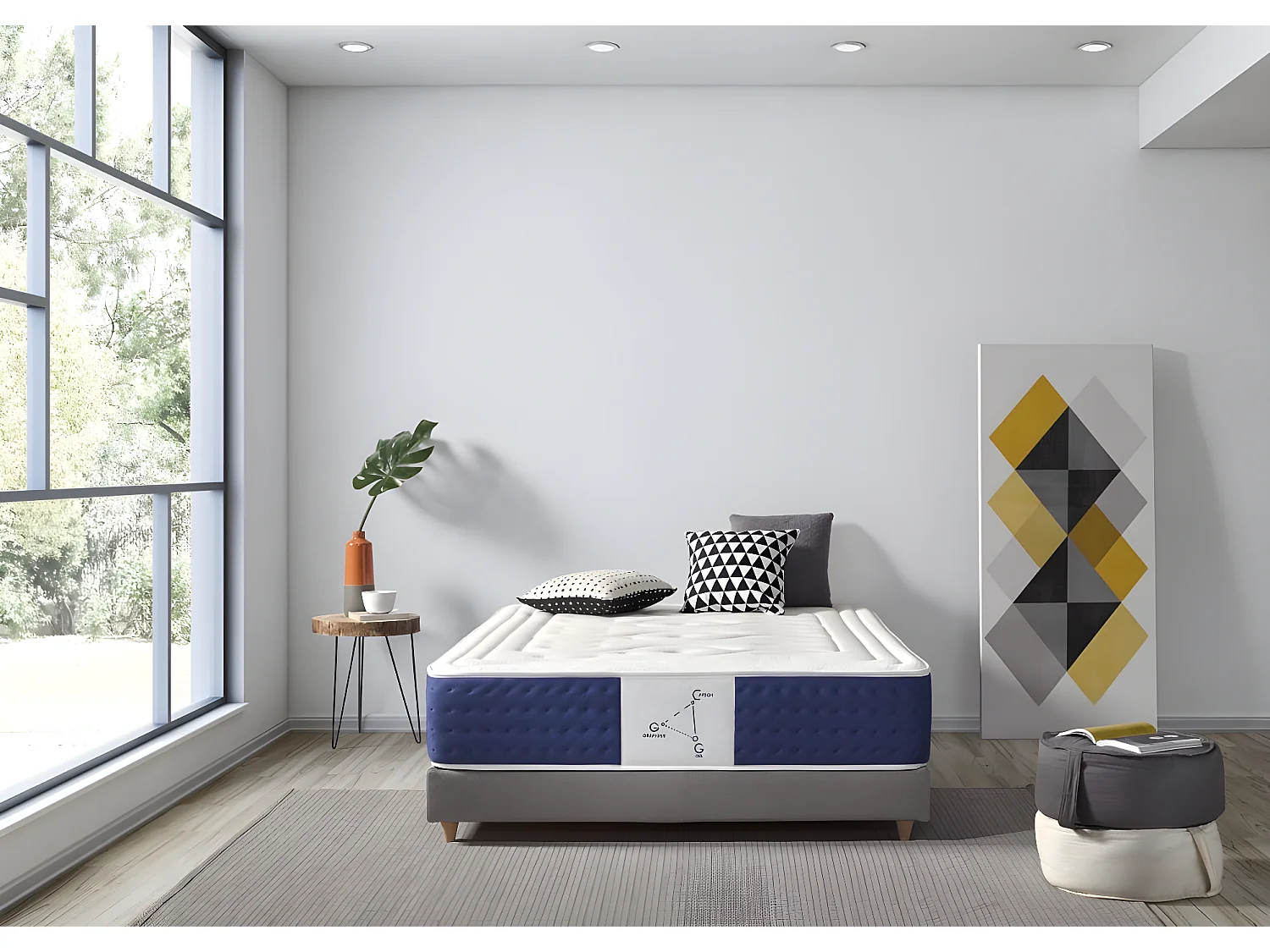 Colchón Visco 105x180cm Memory Sistem Plus Altura 30cm +/-2