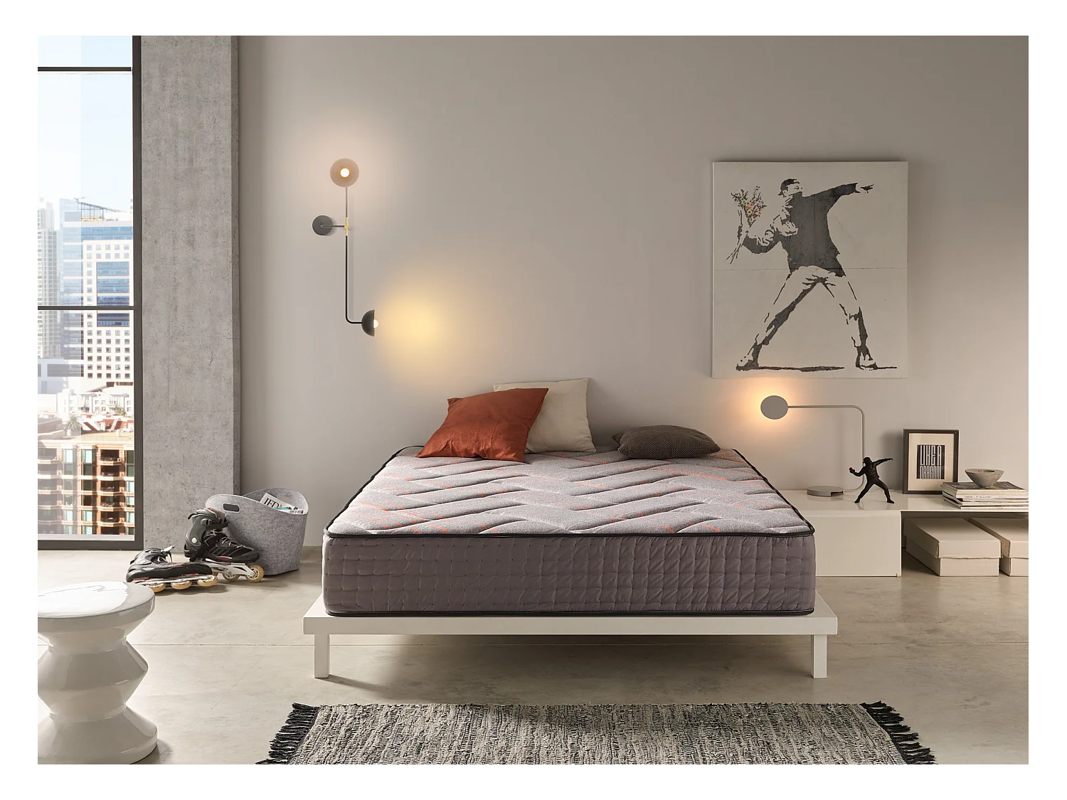 Colchón 160x200 Visco 28 cm +/-2 GRAFENO PALACE.