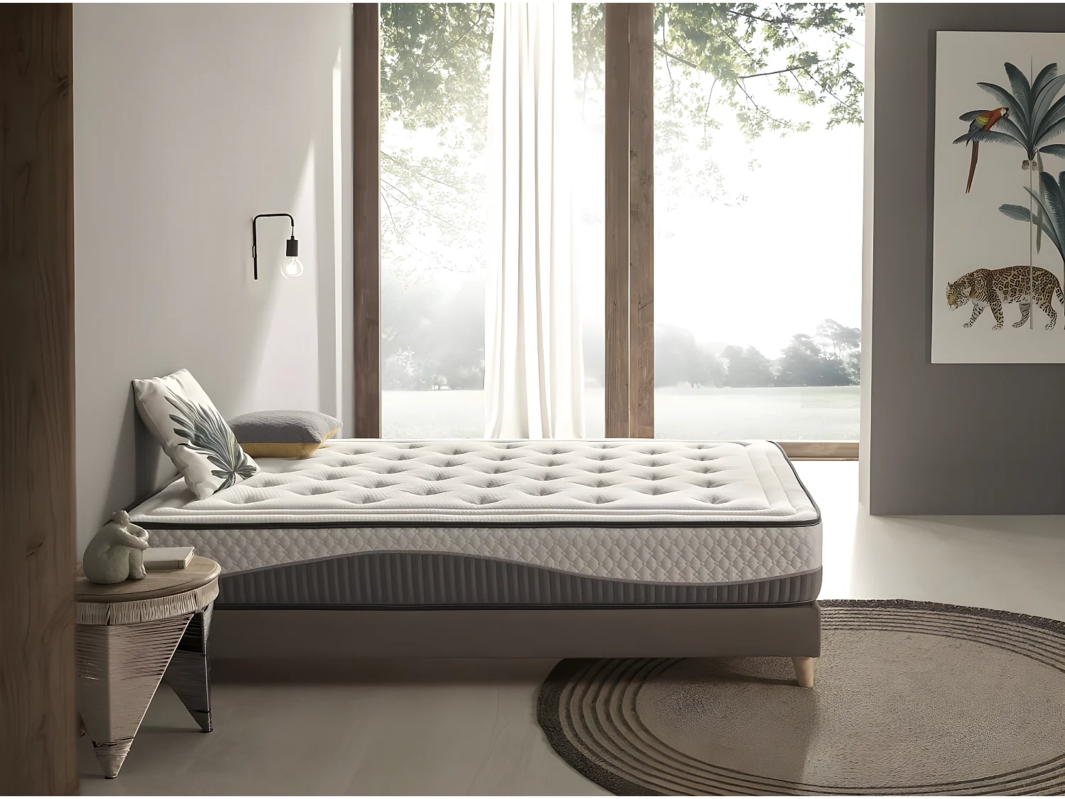 Colchón Visco 67,50x180cm Clean Plus Altura 28cm +/-2