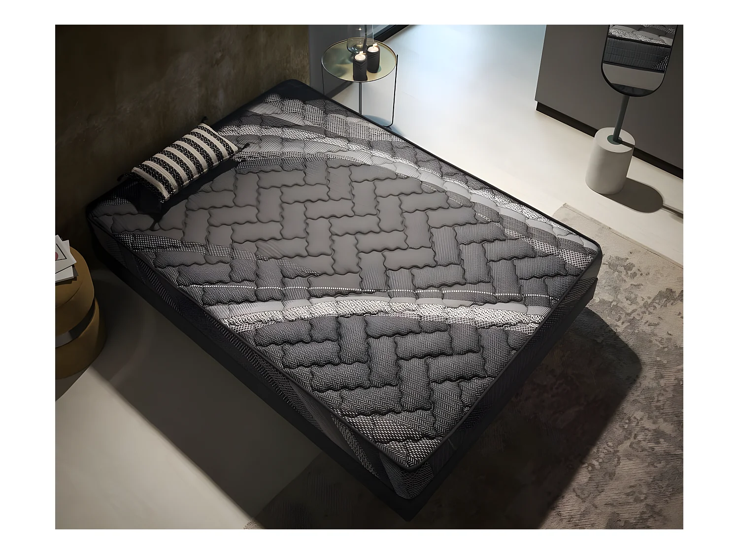 Colchón Viscoelástico Night Confort 80x200 Altura 20cm Firmeza Media-Alta.