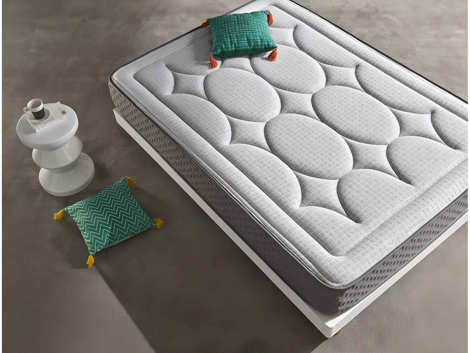 Colchón 90x190 Visco Palazzo Grafeno 28 cm +/-2 Firmeza Media-Alta.