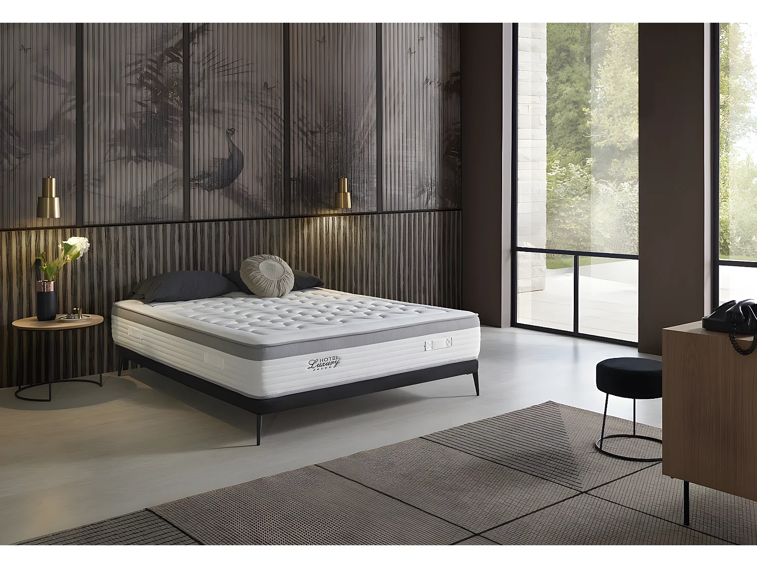 Colchón 105x200 Visco Hotel 5 Estrellas Altura 30cm ±2 Antibacterial.