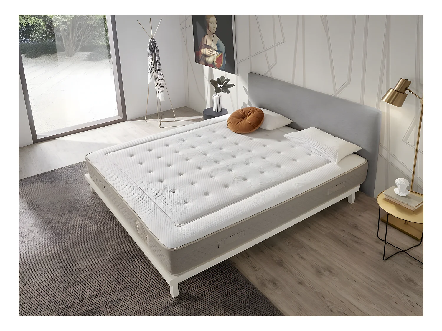 Colchón Visco con Mulles Ensacados 80x200 Privilege Altura 31+/-2.