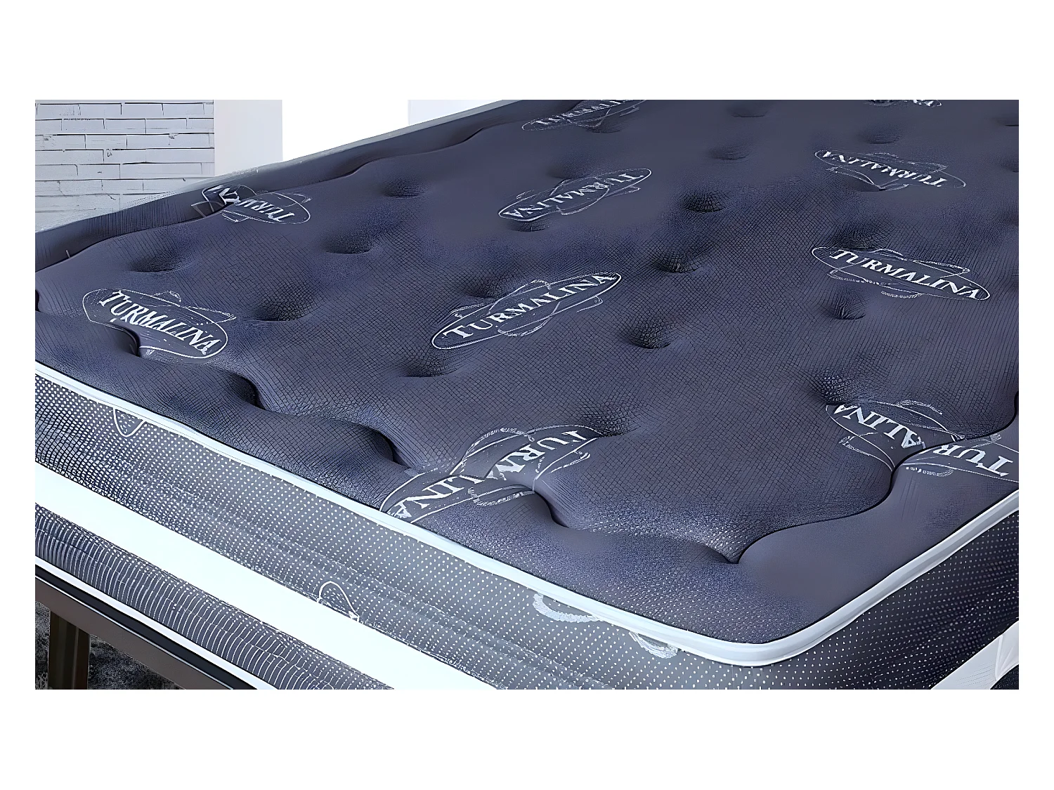 Colchón Visco Turmalina Grey 70X190 Altura 25cm +/-2 .