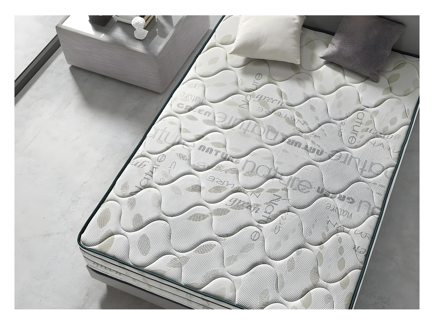 Colchón Muelle Ensacado 80x200cm Green Natura Altura 29cm +/-2.