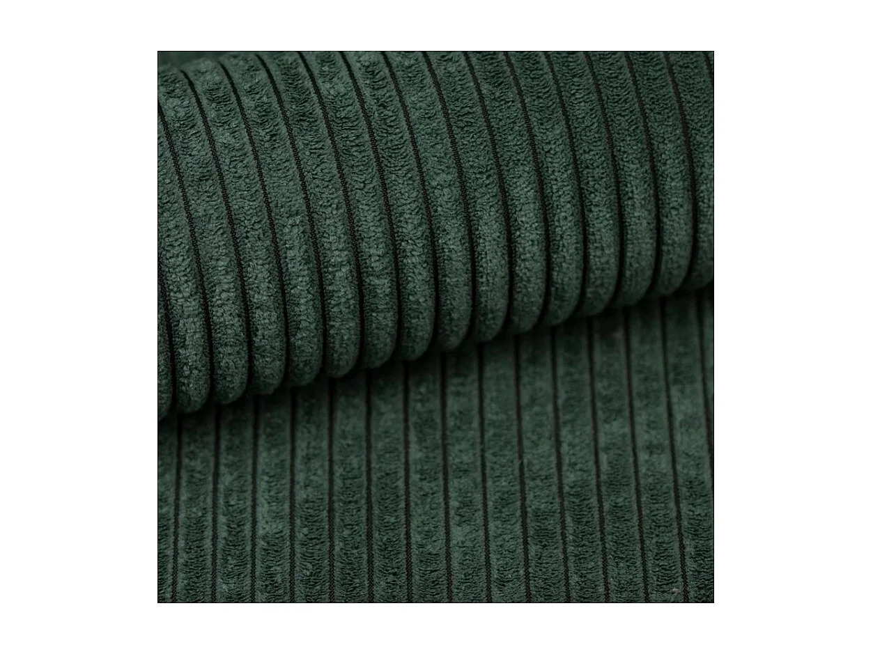 Canapé droit MARIUS convertible  velours côtelé vert