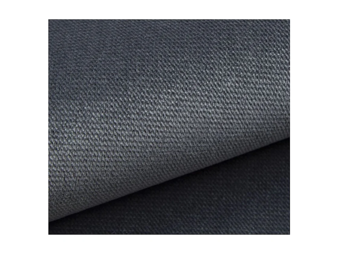 Canapé droit MIRA convertible velours gris souris