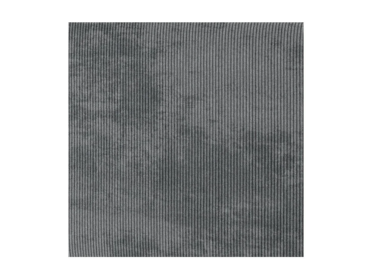 Canapé d'angle MARIUS convertible velours côtelé gris souris