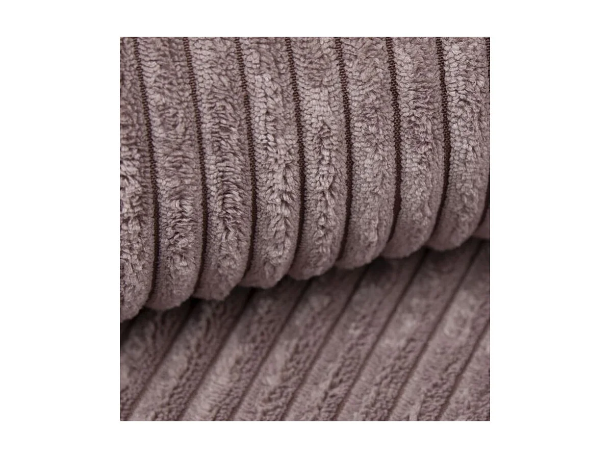 Canapé d'angle MIRA convertible et réversible velours côtelé mauve