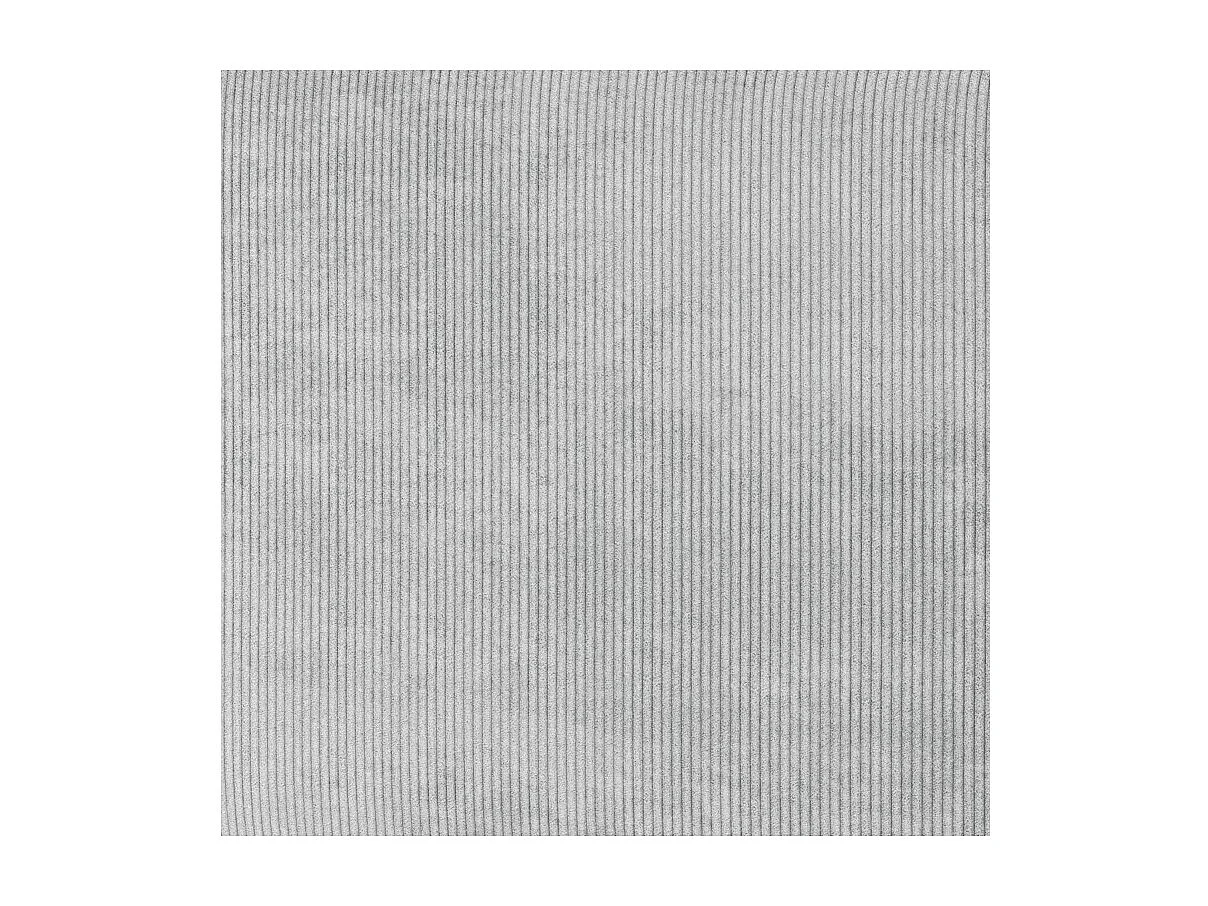 Canapé d'angle MARIUS convertible velours côtelé gris clair