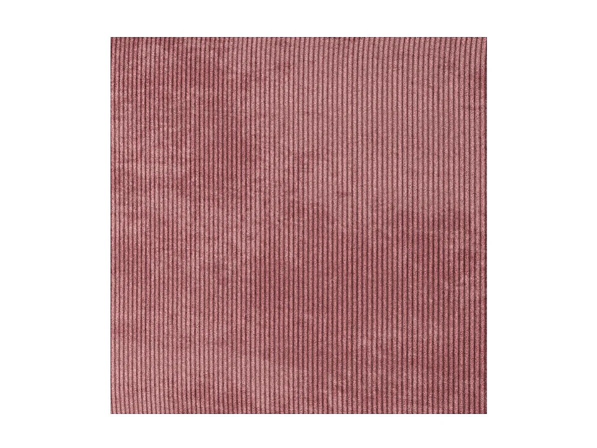 Canapé d'angle MARIUS convertible velours côtelé vieux rose