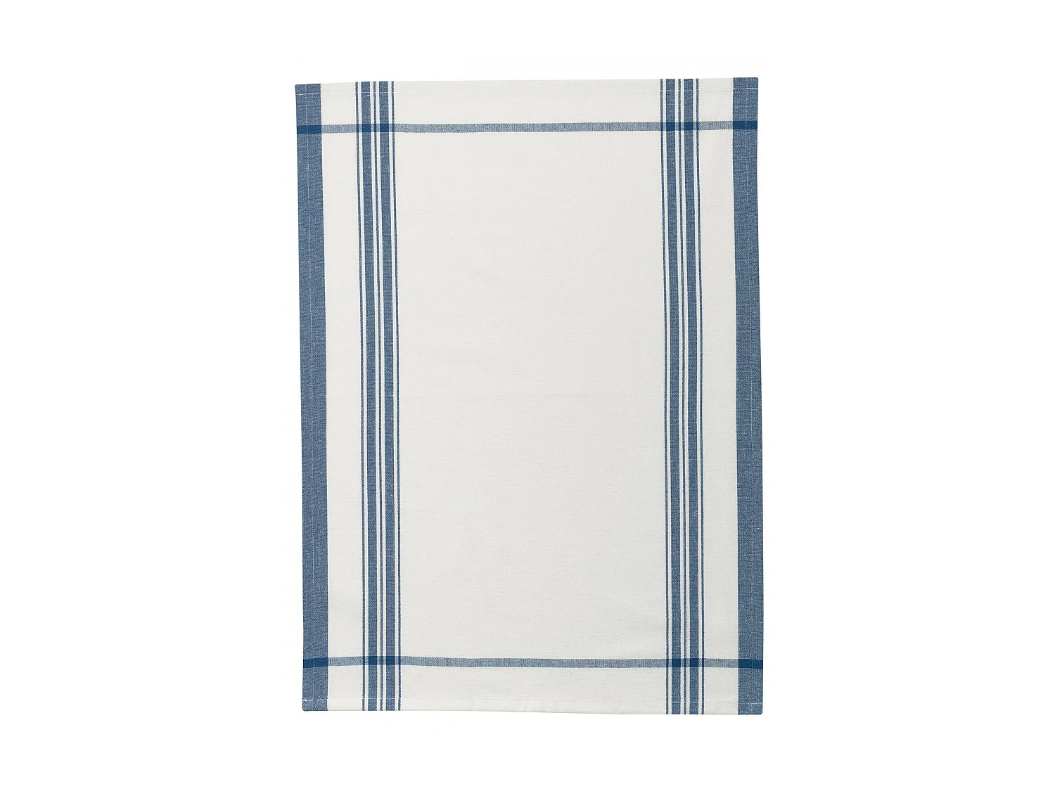 Torchon recyclé Gabin blanc/bleu 50 x 70 cm Winkler