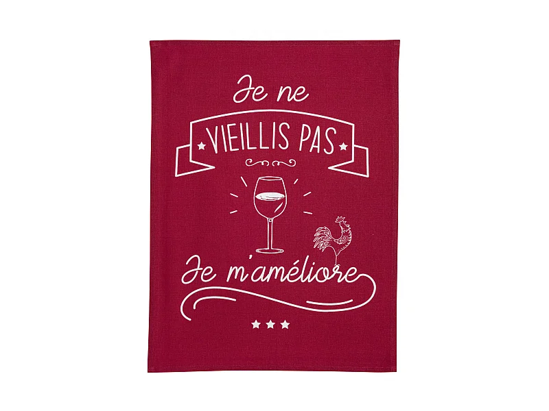 Pano de prato Je m'améliore