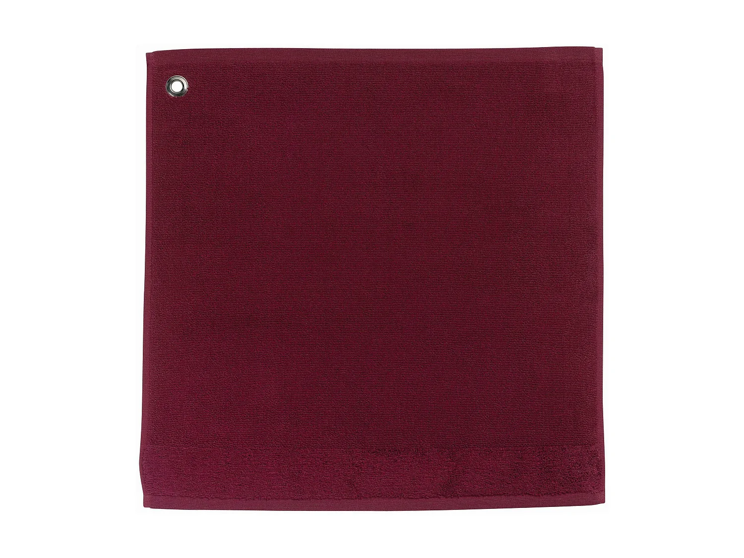 Essuie mains œillet Curl lie de vin 50 x 50 cm Winkler