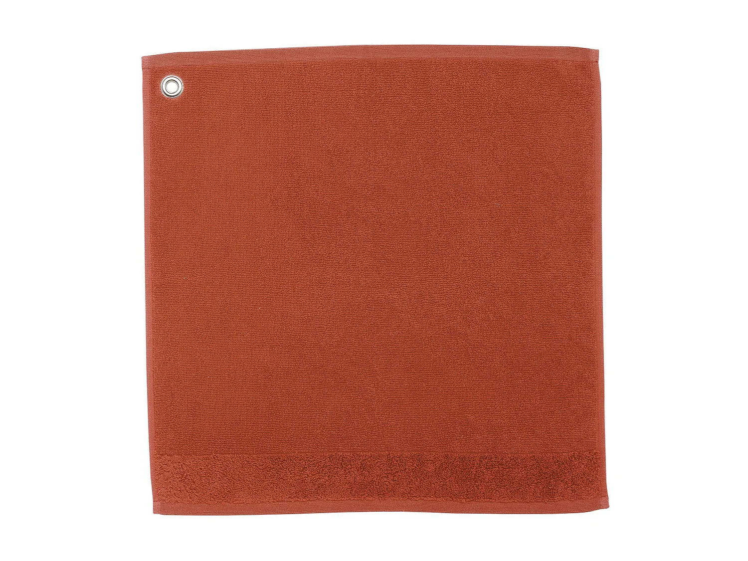 Essuie-mains oeillet Curl terracotta 50 x 50 cm Winkler