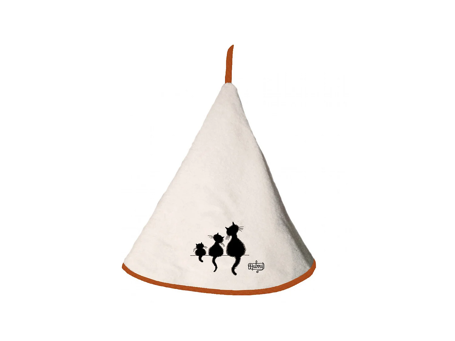 Handdoek Dubout 3 chats Ivoor diameter 60 cm