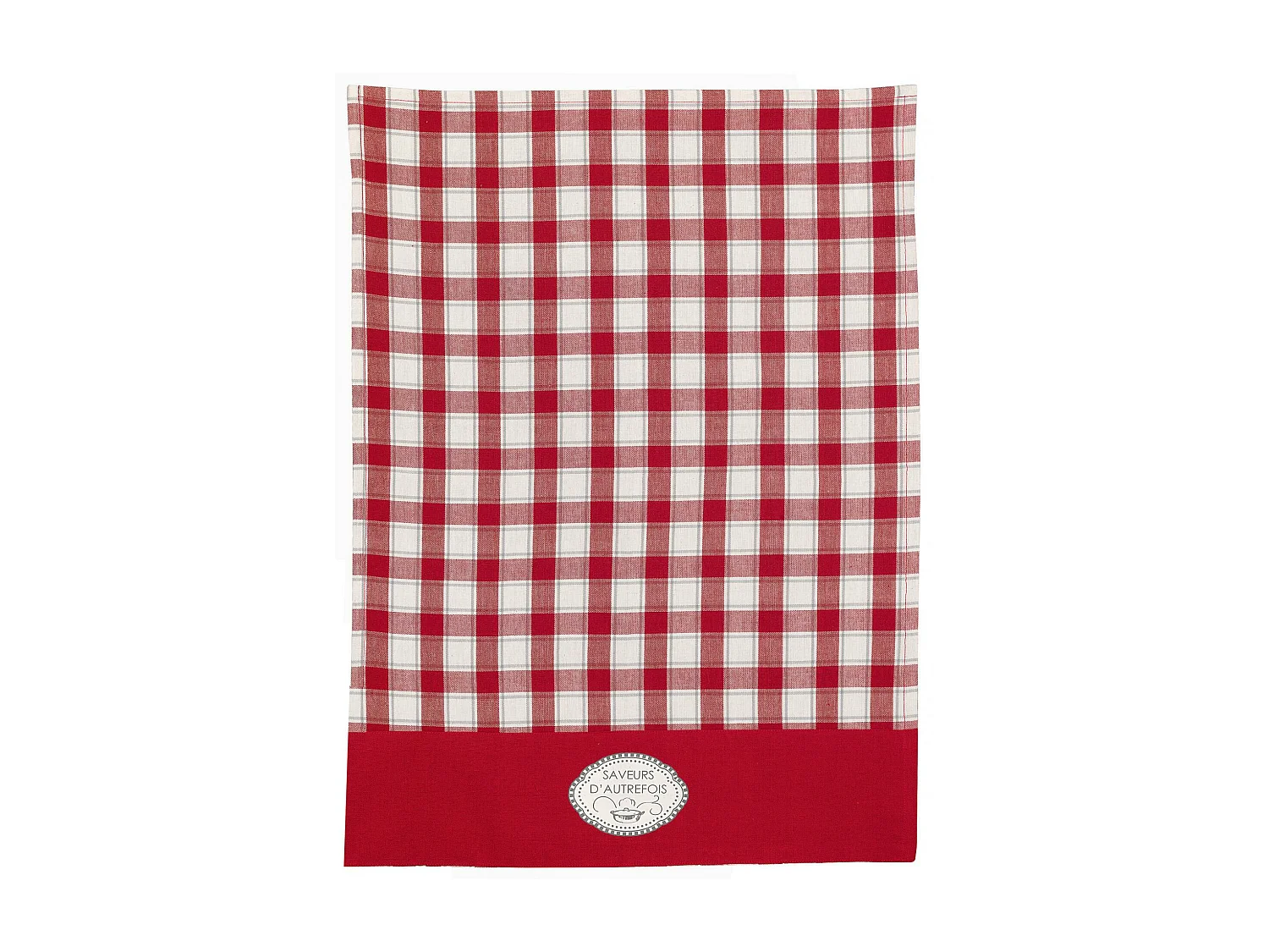 Torchon Saveurs d'autrefois rouge 70 x 50 cm Winkler