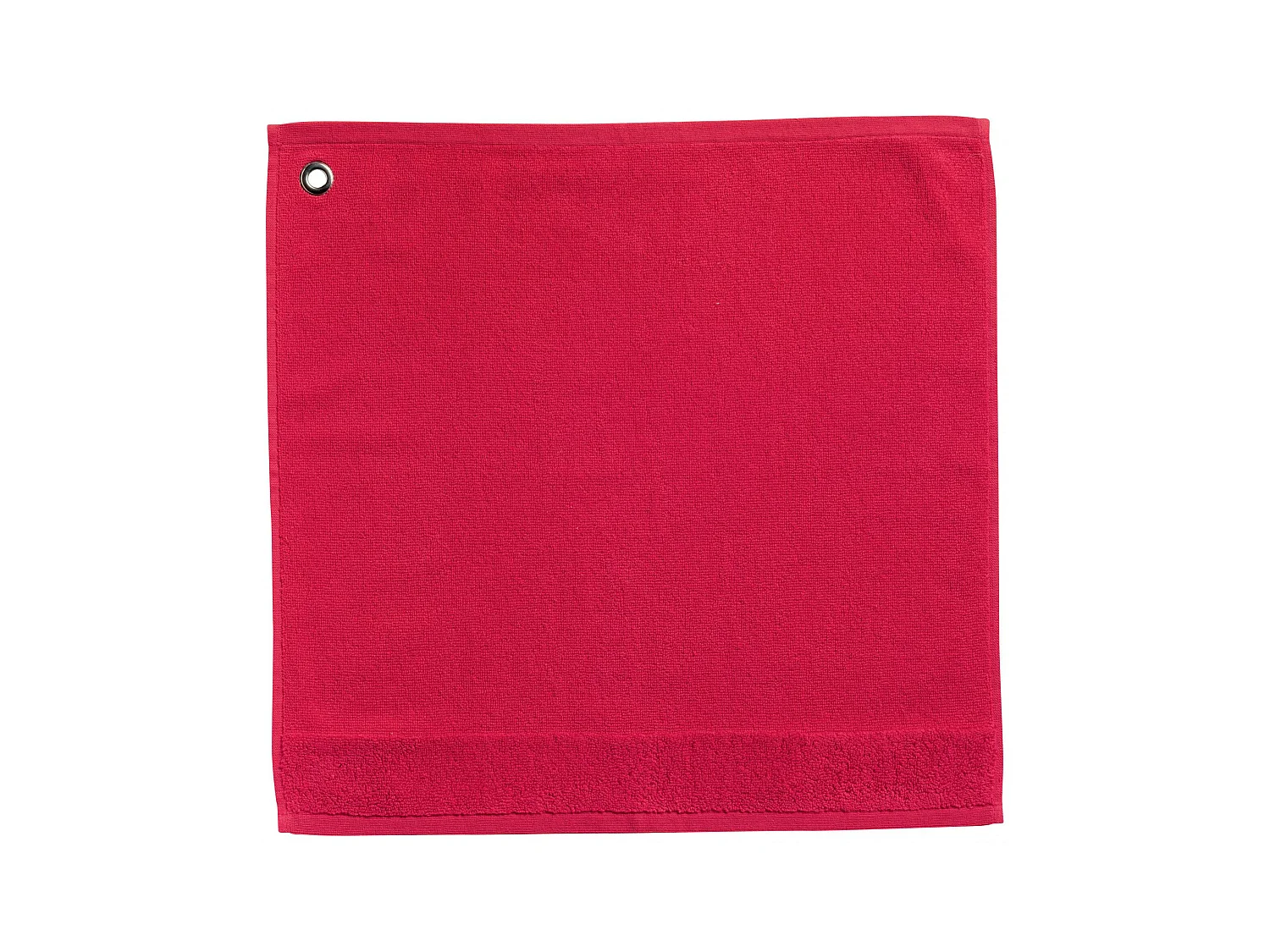 Handdoek met oogje Curl Geranium 50 x 50 cm