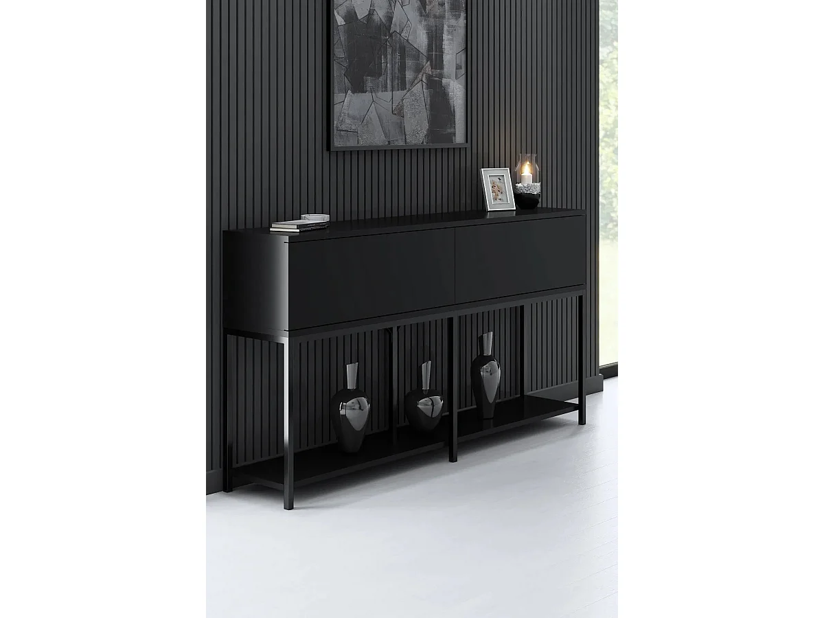 Console 2 portes abattantes L150 cm - LORD