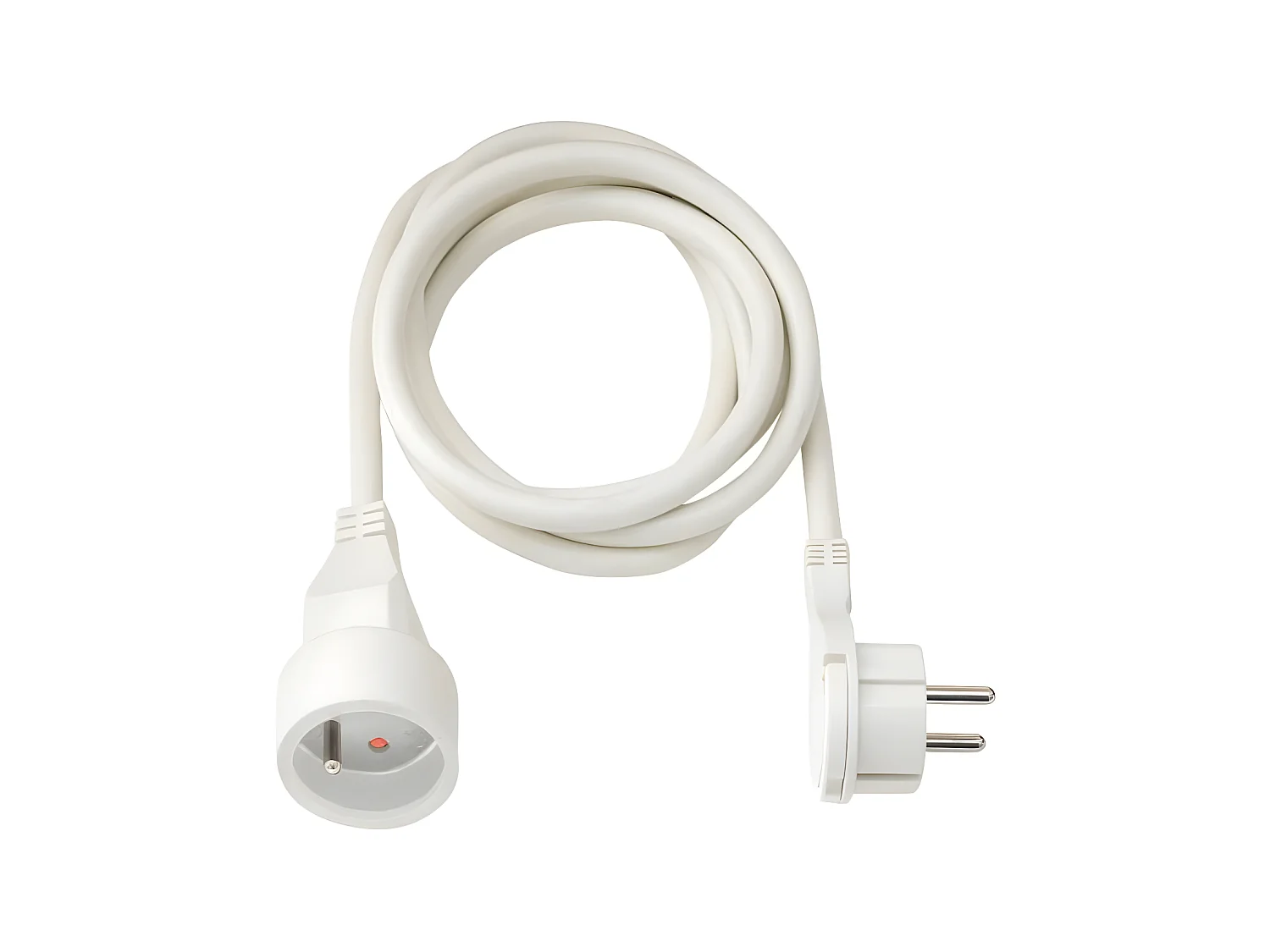 Brennenstuhl Rallonge 2m de cable avec fiche plate utilisation en interieur