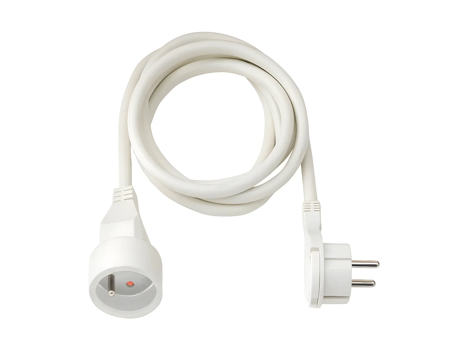 Brennenstuhl Rallonge 2m de cable avec fiche plate utilisation en interieur