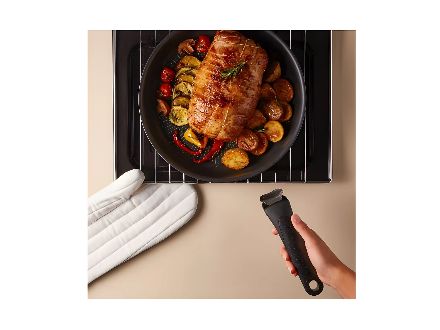 Tefal Casserole aluminium 20cm noir - L3973002