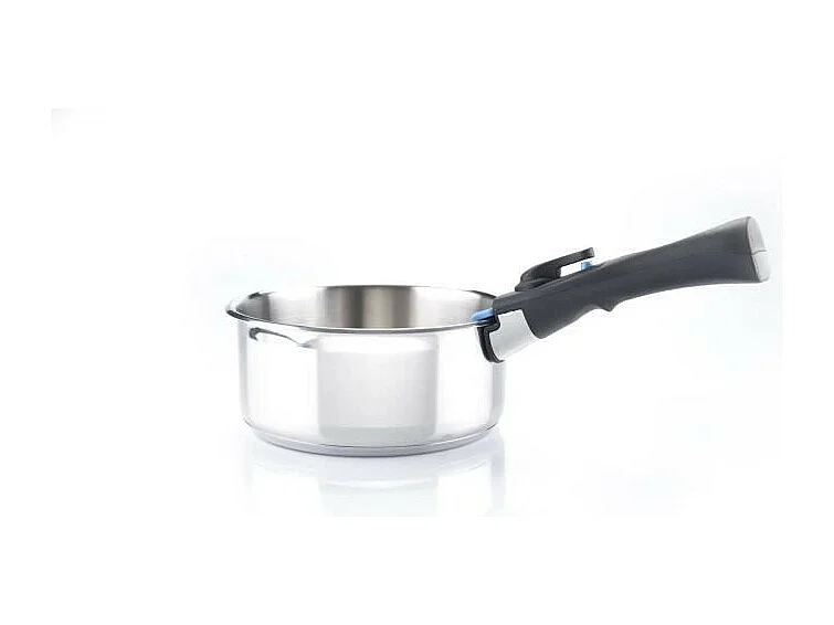 Set de 3 casseroles 16-18-20 cm Arthur Martin AM3710 - Acier Inoxydable - Poignée amovible - Tous feux dont induction