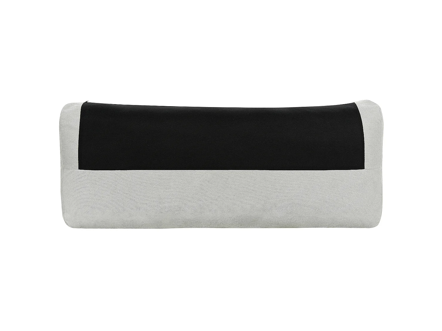 Canapé d'angle 3 places en coton chenille gris clair