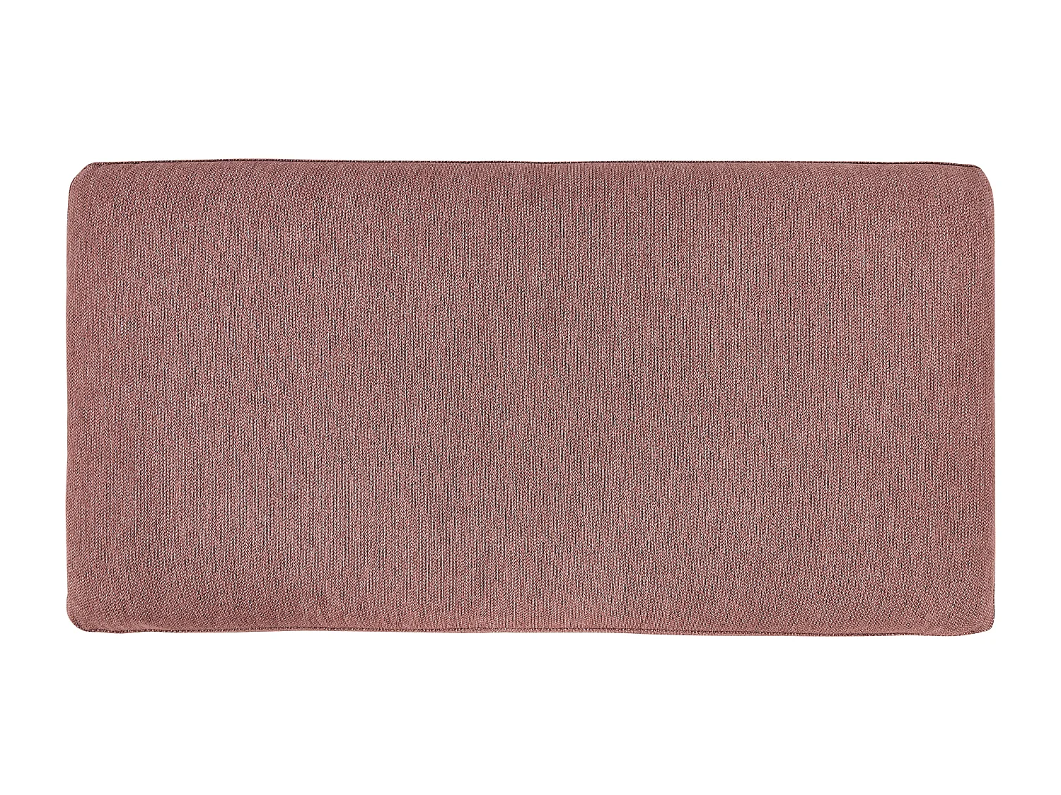 Ecksofa BREDA Stoff Rosa 2-Sitzer linksseitig