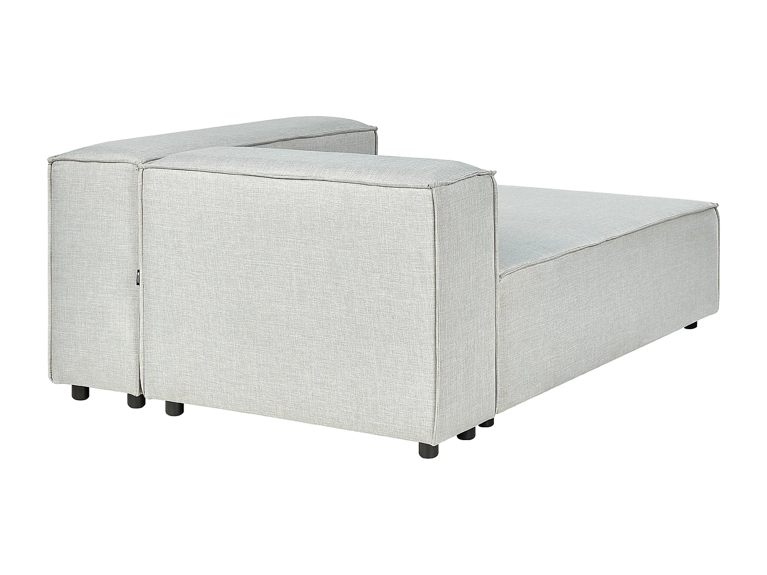 Hoekbank APRICA Lichtgrijs Stof Linkerzijde