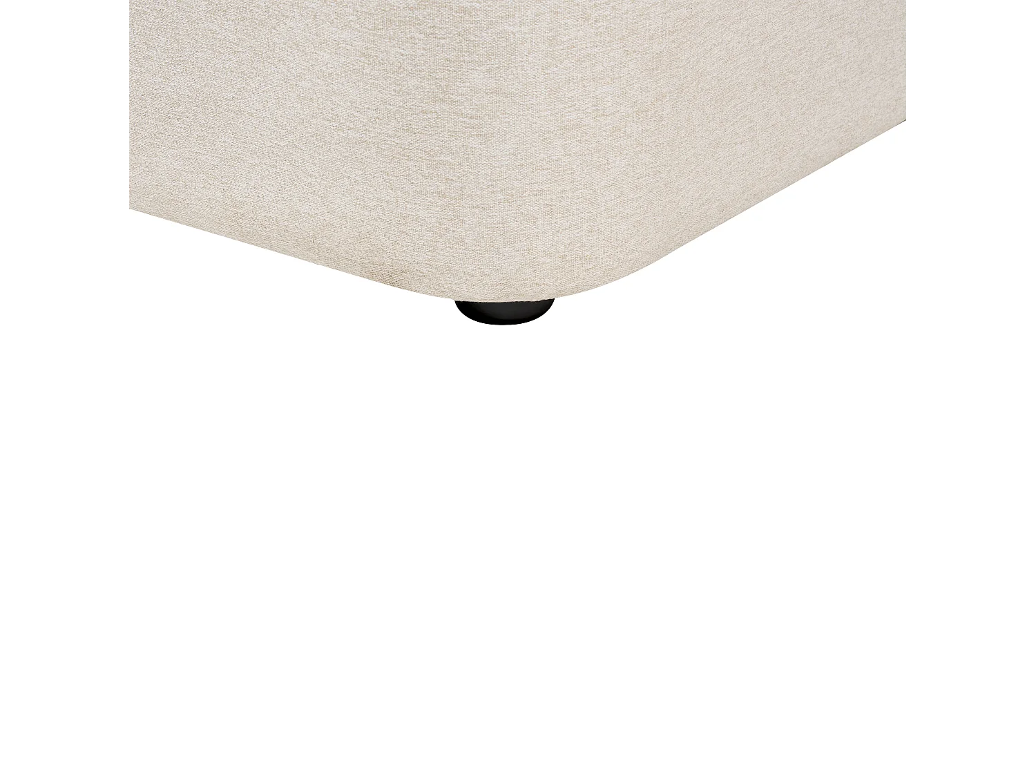 Hoekbank LAXA Stof Lichtbeige 4-zitter Linkerzijde