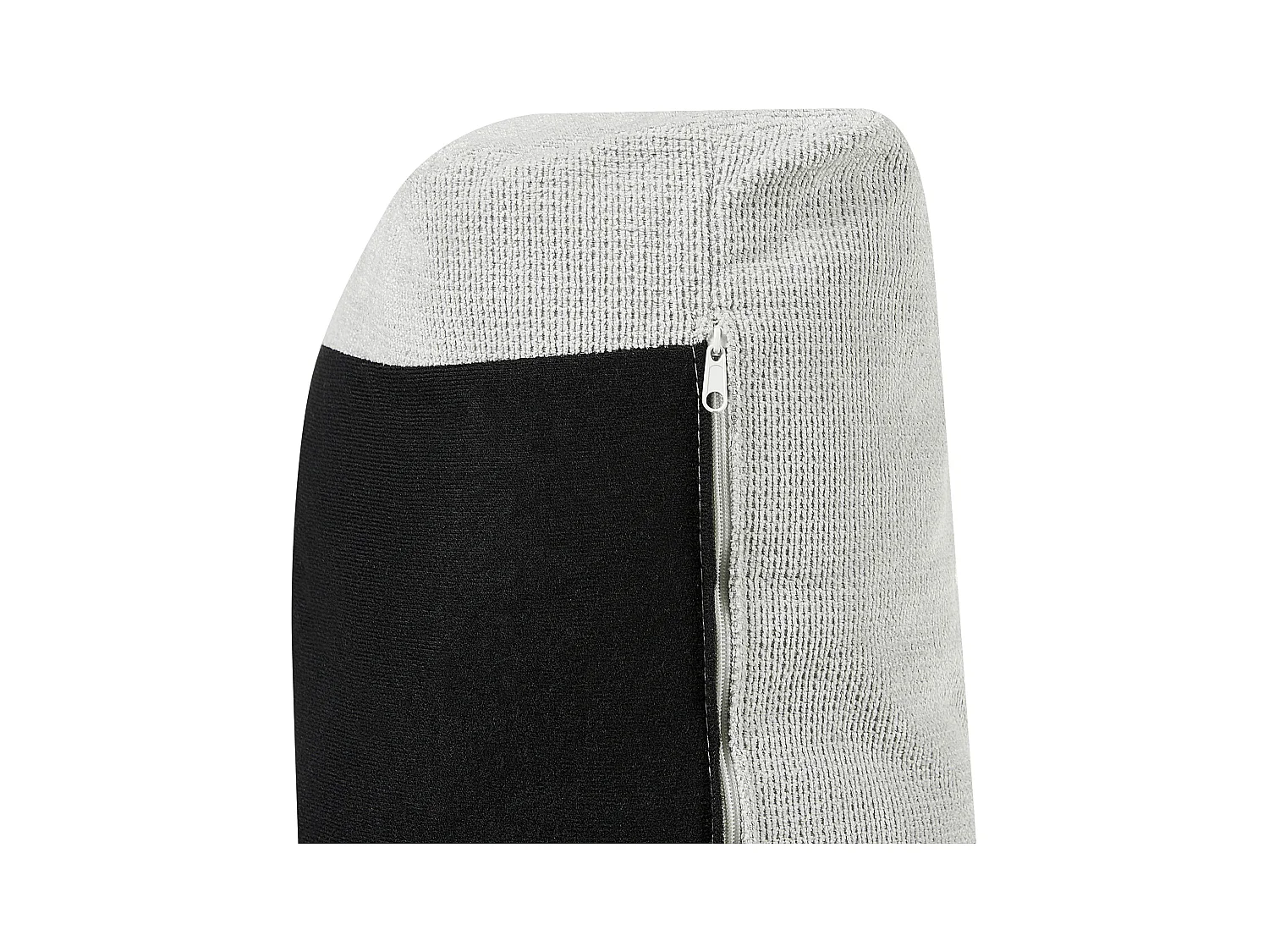 Canapé 3 Places d'Angle à gauche avec Taies Lavables et Chaise Longue en Tissu Chenille Gris Clair Maloy