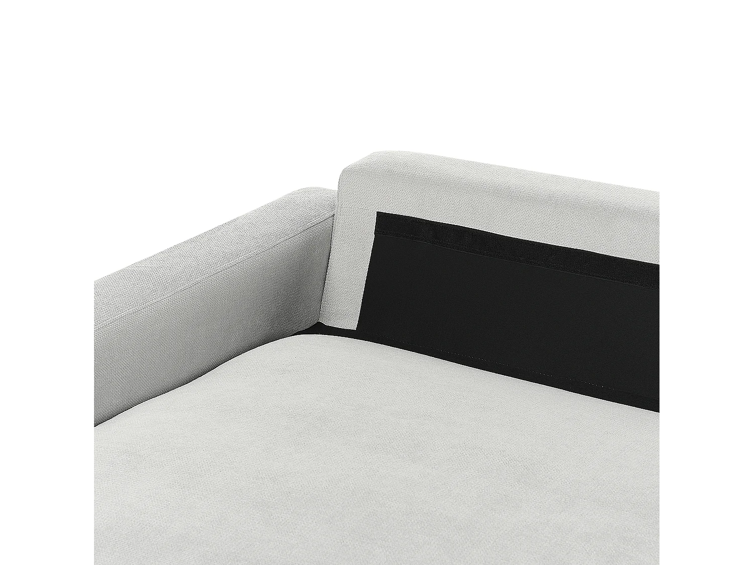 Narożnik MALOY Szenil Jasnoszary dla 3 osób Prawostronny