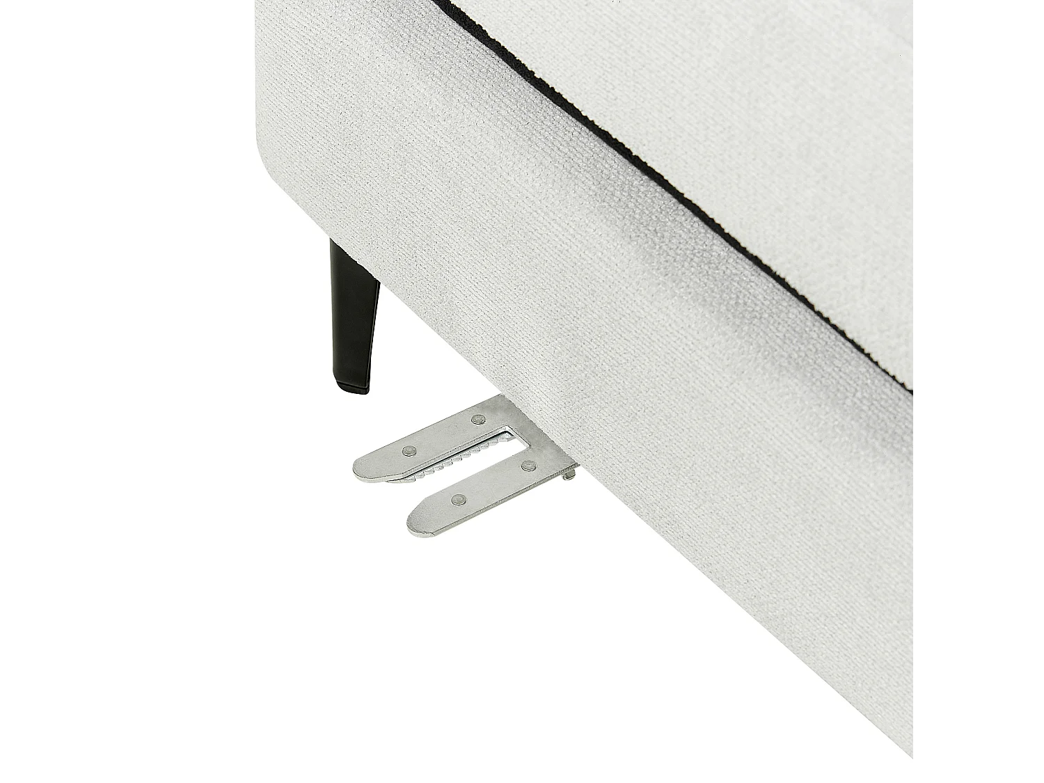 Narożnik MALOY Szenil Jasnoszary dla 3 osób Prawostronny