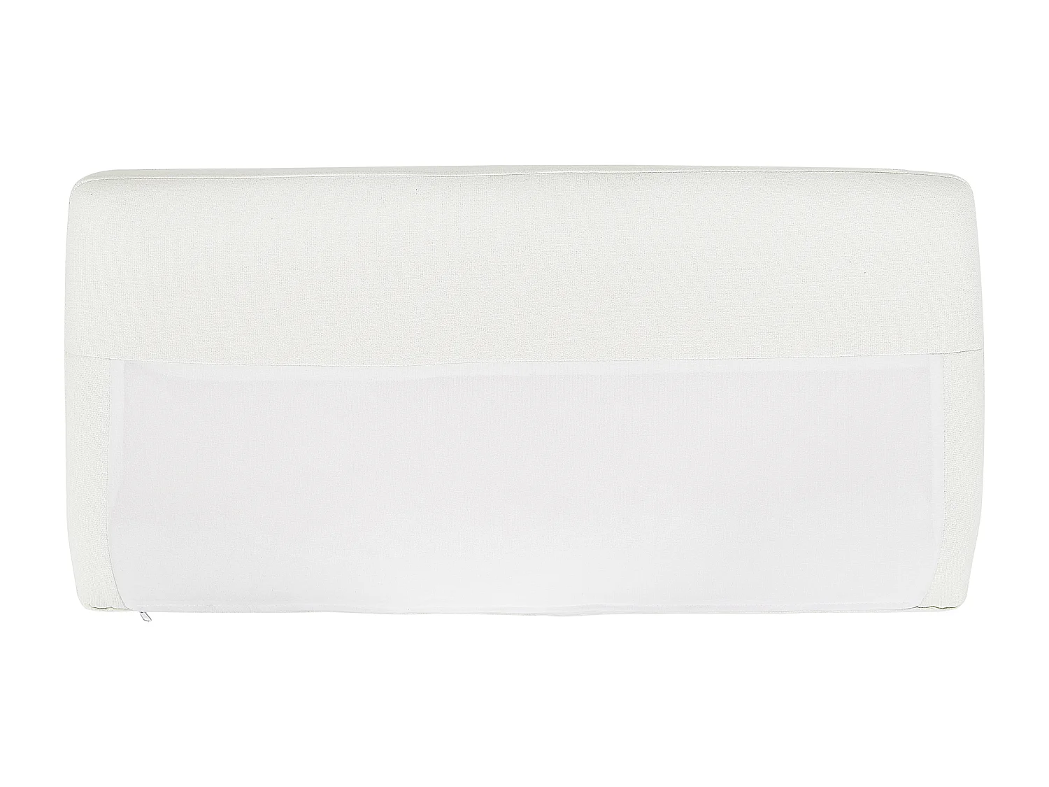 Canapé d'Angle Moderne Côté droite Canapé 2 Places avec Pieds en Métal en Tissu Blanc Cassé Dossier Rembourré Breda