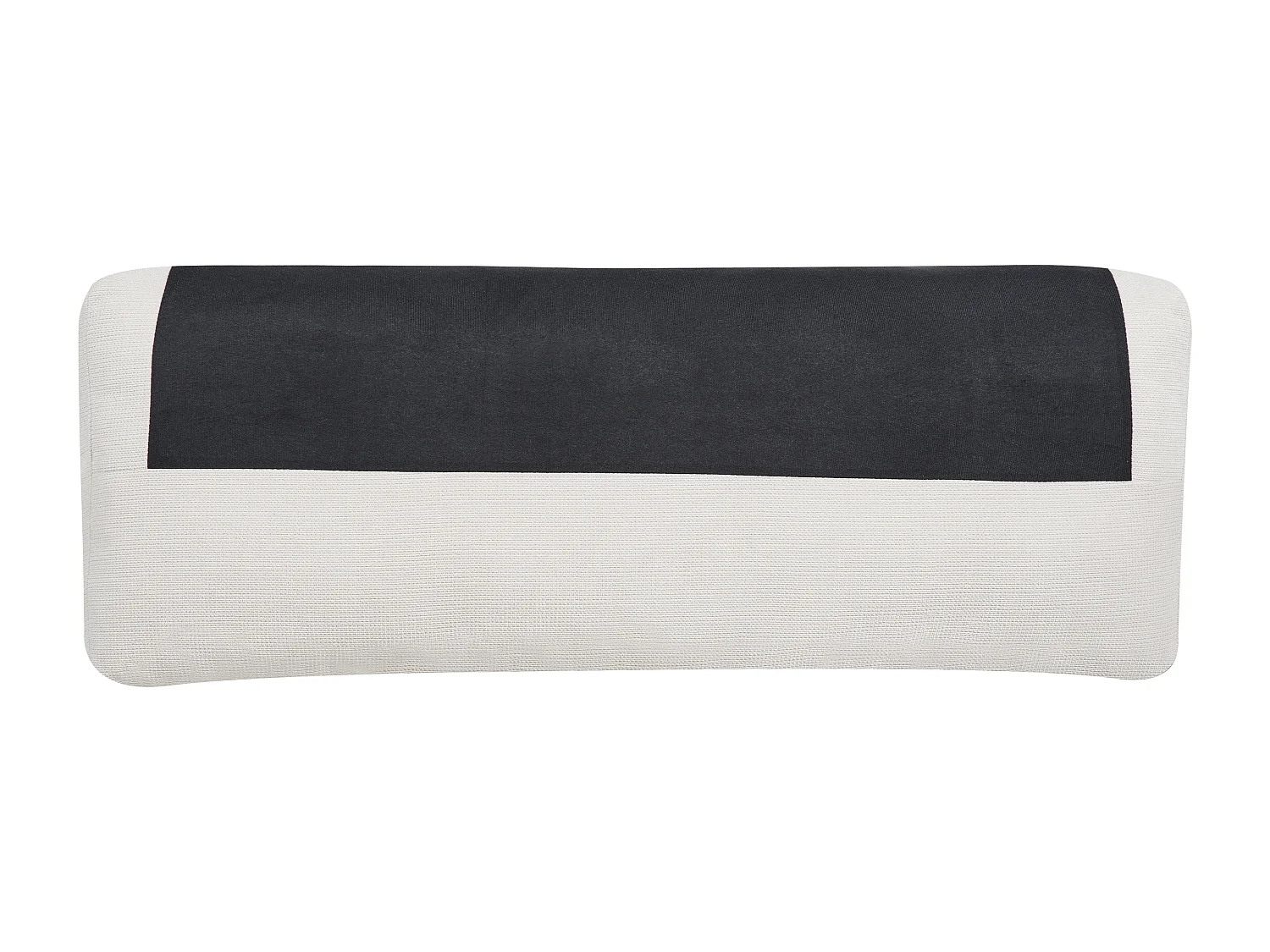 Canapé d'angle MALOY Tissu chenille Blanc cassé 3 places Côté droit