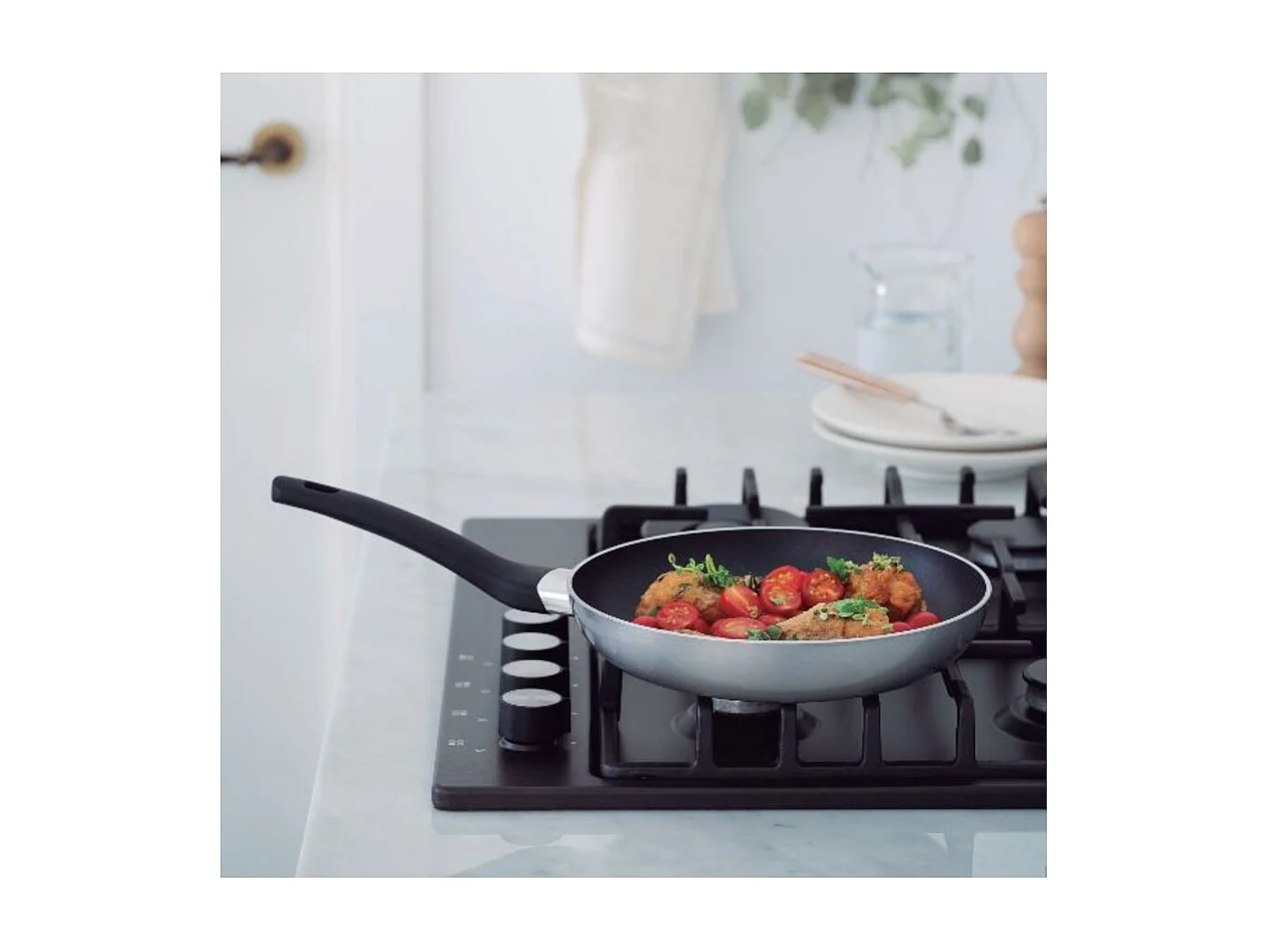 Poêle Vite en Aluminium de Haute Qualité avec Revêtement Antiadhésif Renforcé - 24cm