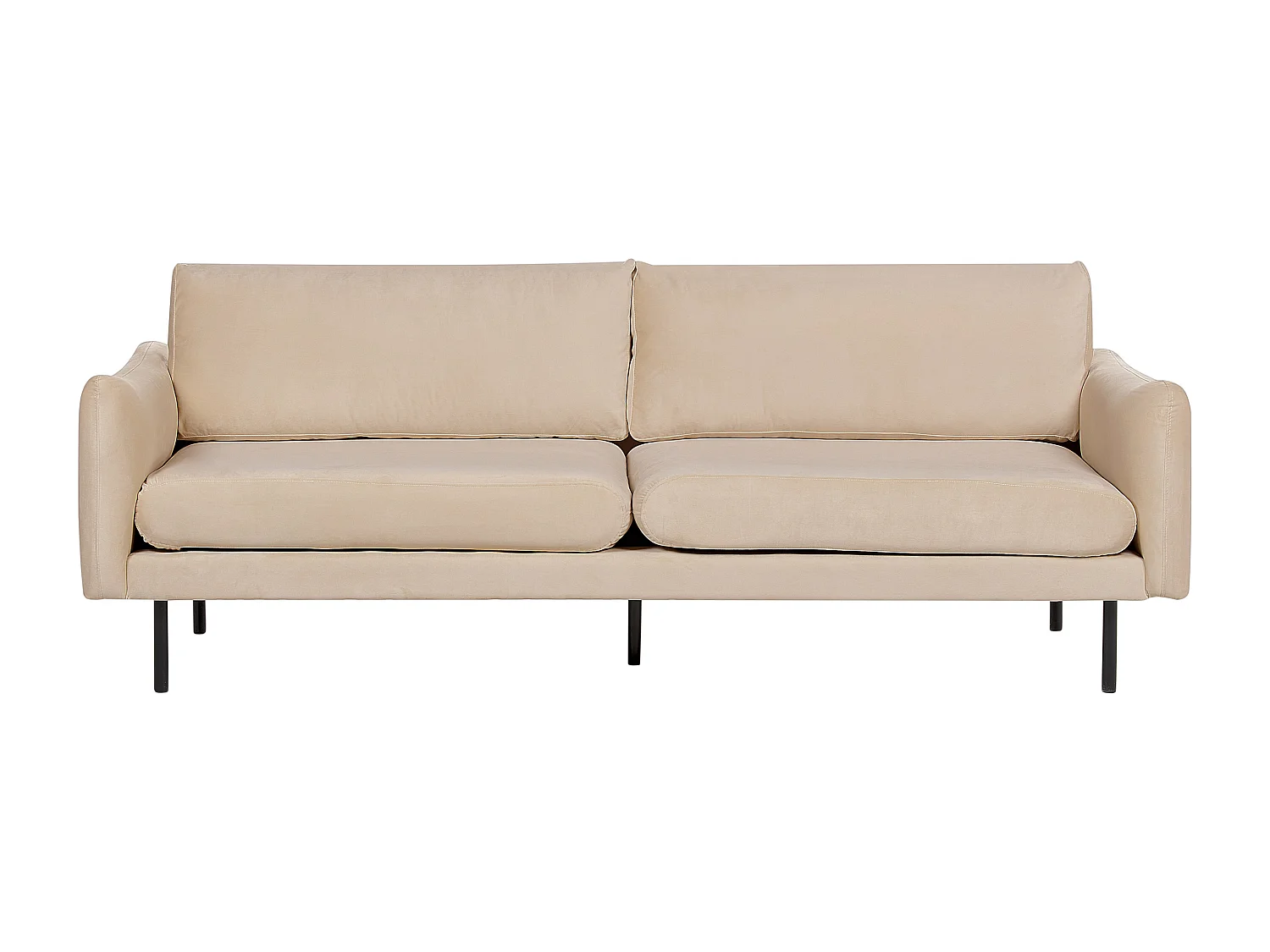 Sofá VINTERBRO Terciopelo Beige 3 plazas