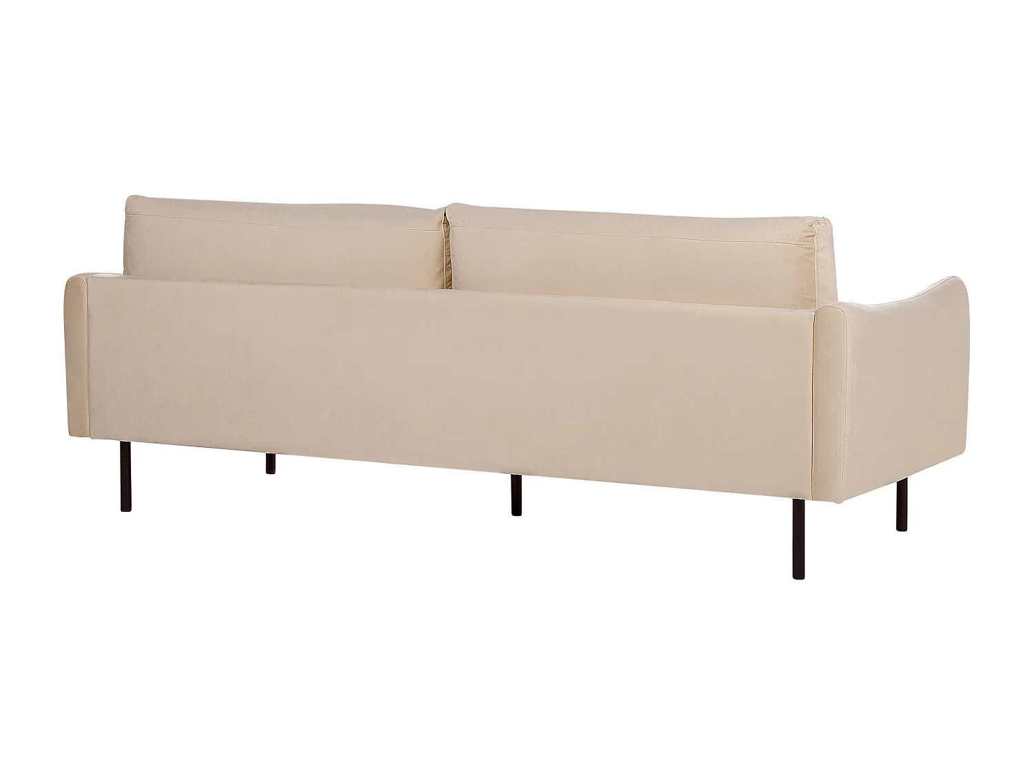 Sofá VINTERBRO Terciopelo Beige 3 plazas