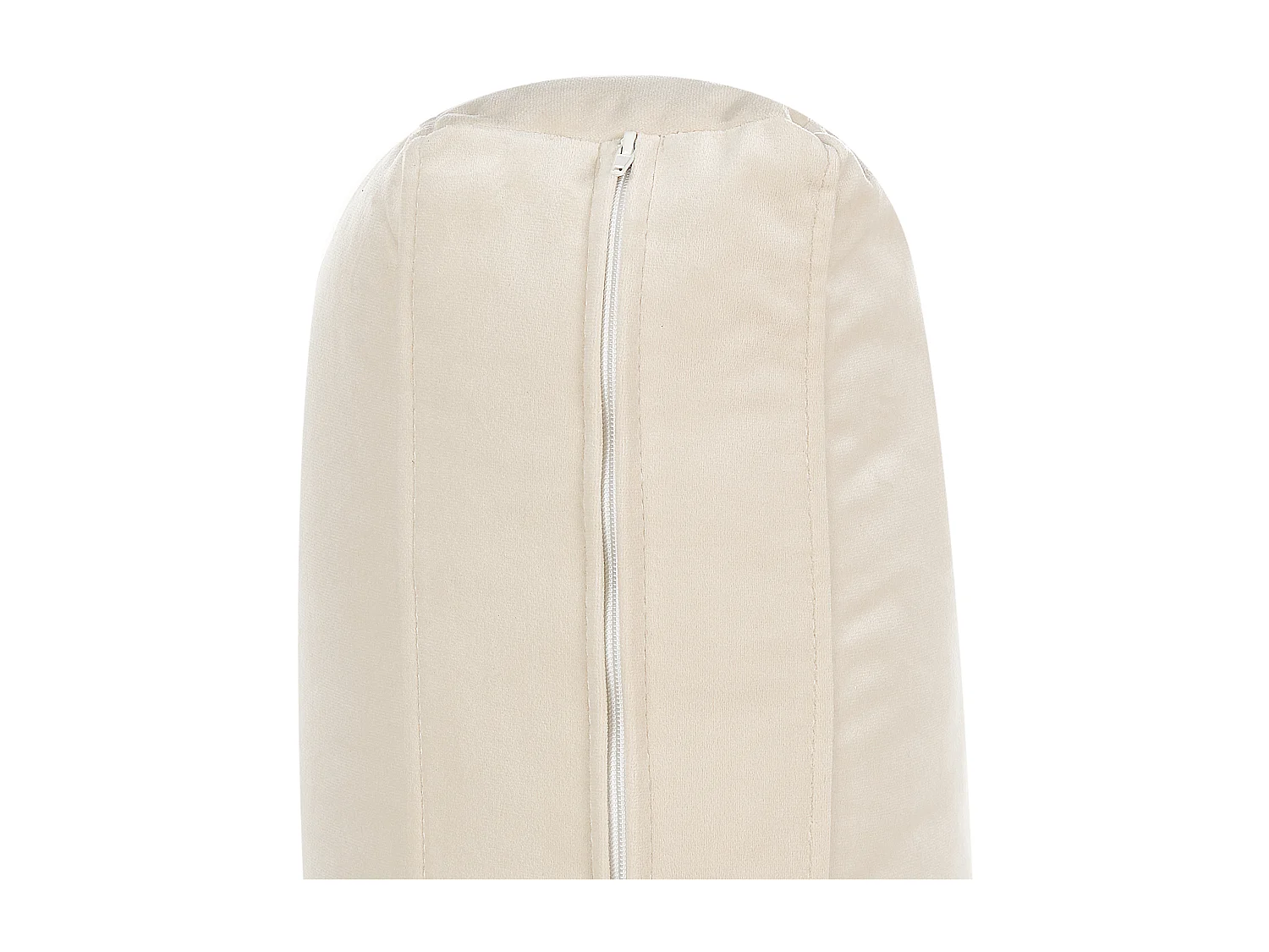 Sofa VINTERBRO Samtstoff Hellbeige 3-Sitzer