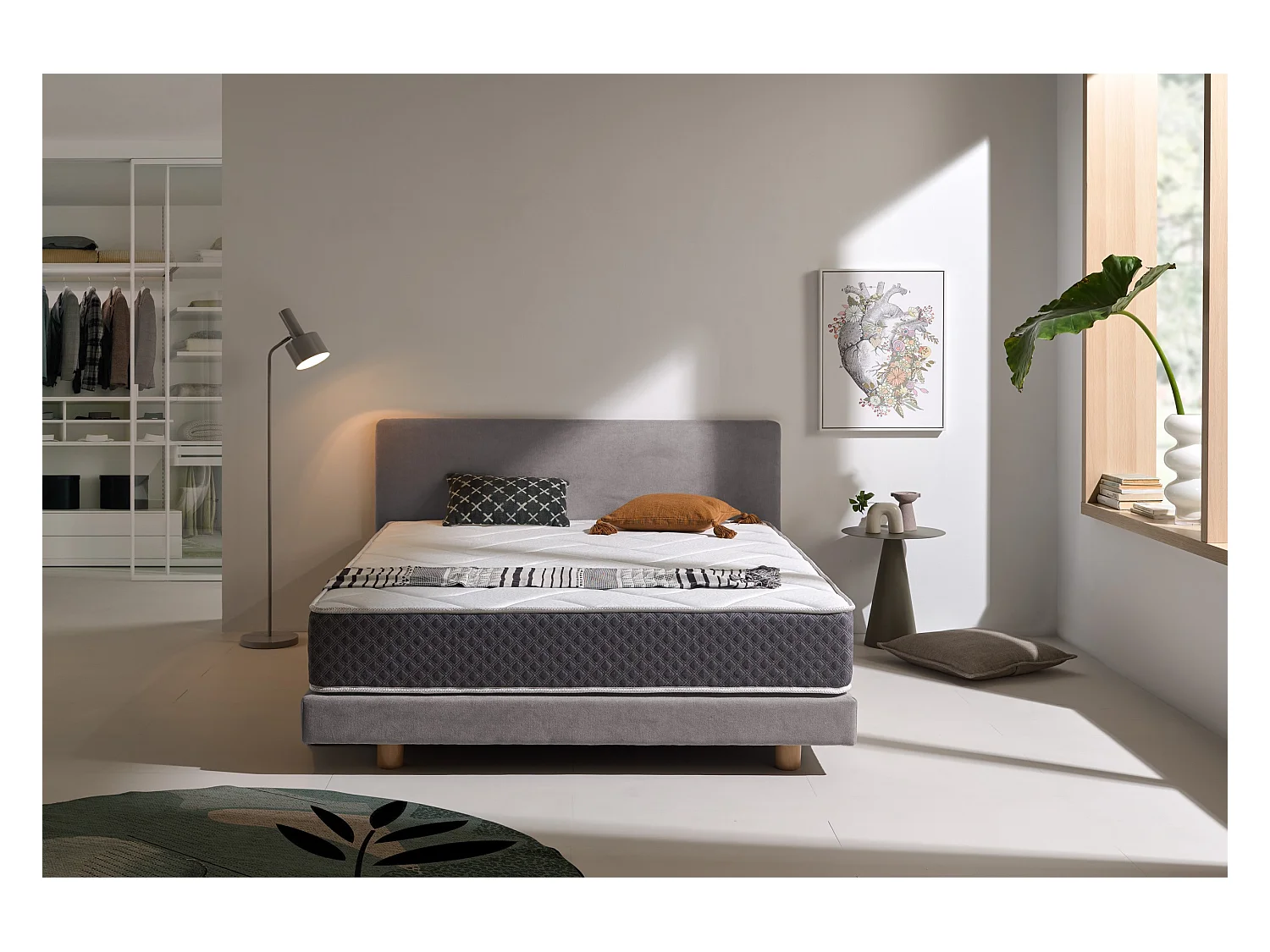 Colchón 80x180 Visco 22 cm +/-2 LUXURY GRAFENO THERAPY.