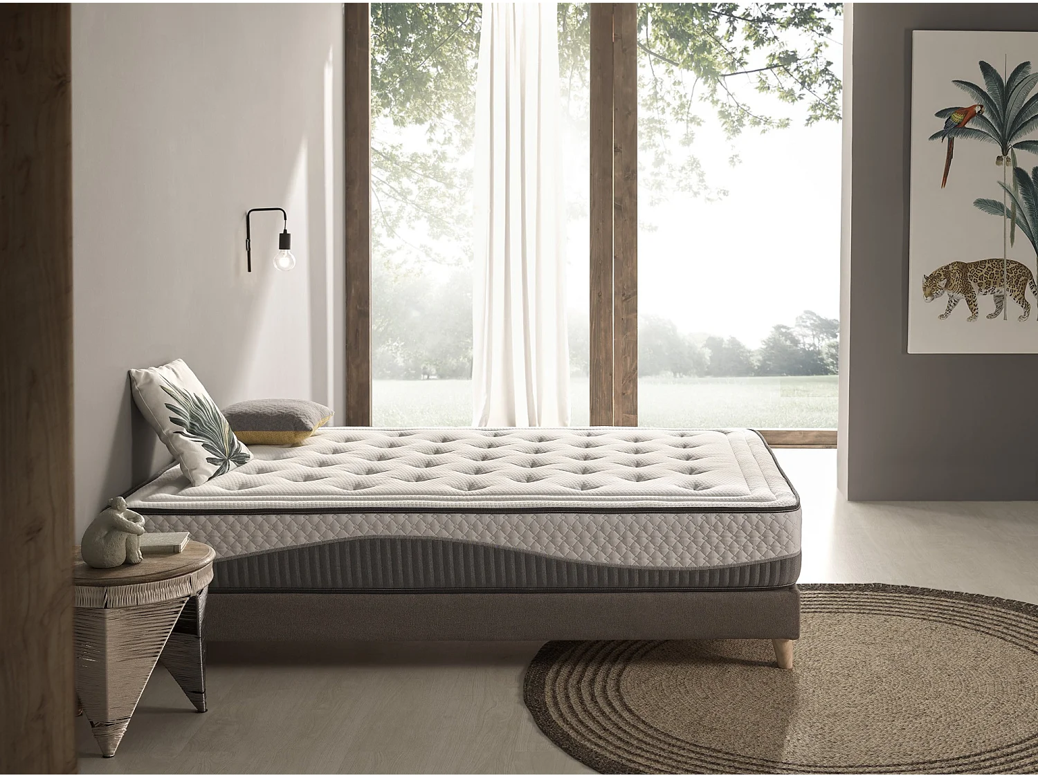 Colchón Visco 80x180cm Clean Plus Altura 28cm +/-2