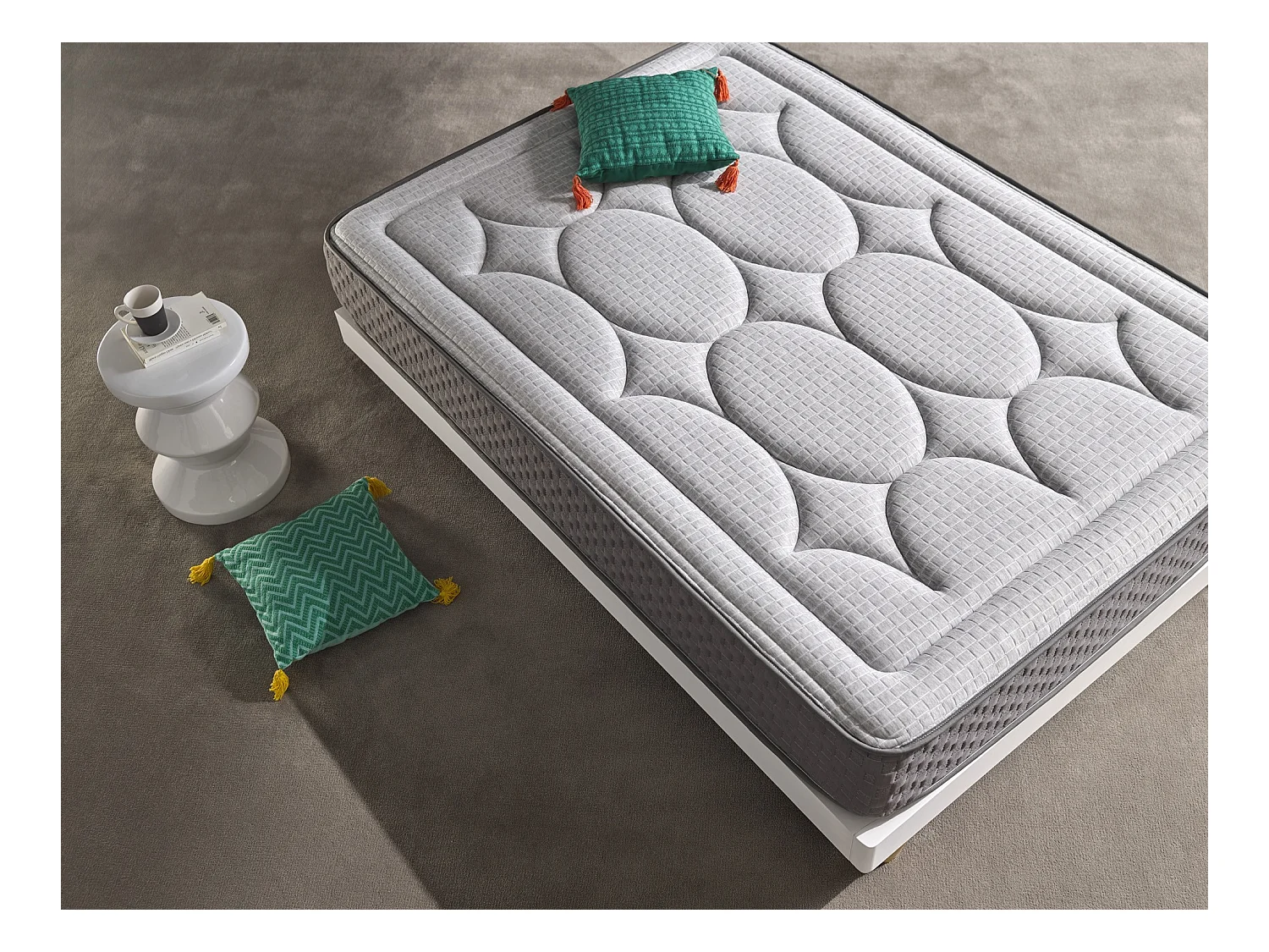 Colchón 80x200 Visco Palazzo Grafeno 28 cm +/-2 Firmeza Media-Alta.