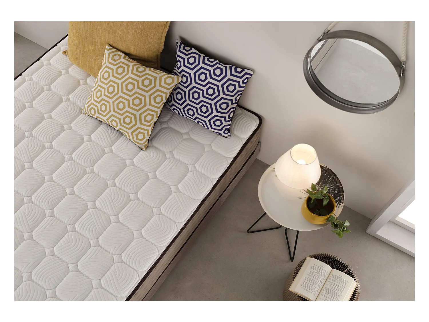 Colchón Visco Grafeno Exclusivo 150x190 Altura 29cm ±2