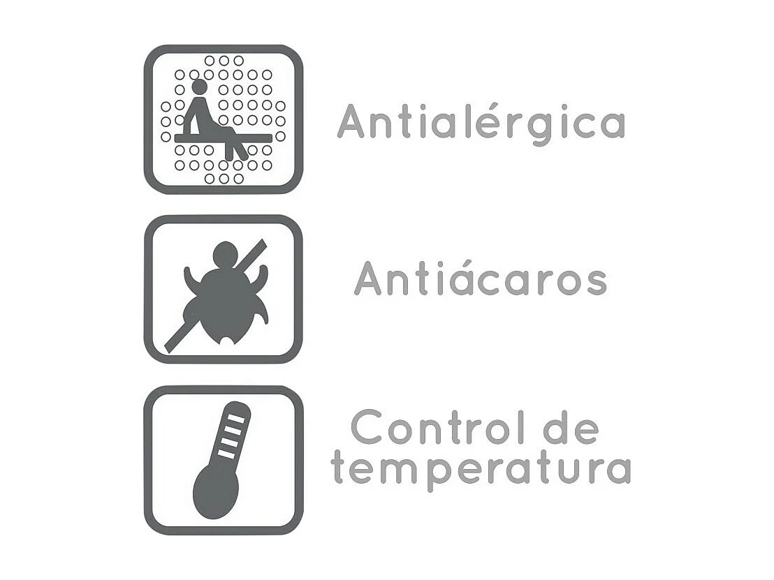 Cuscino Pack da 3 100% fiocchi di Visco e Pur Wendy 90/70/70cm