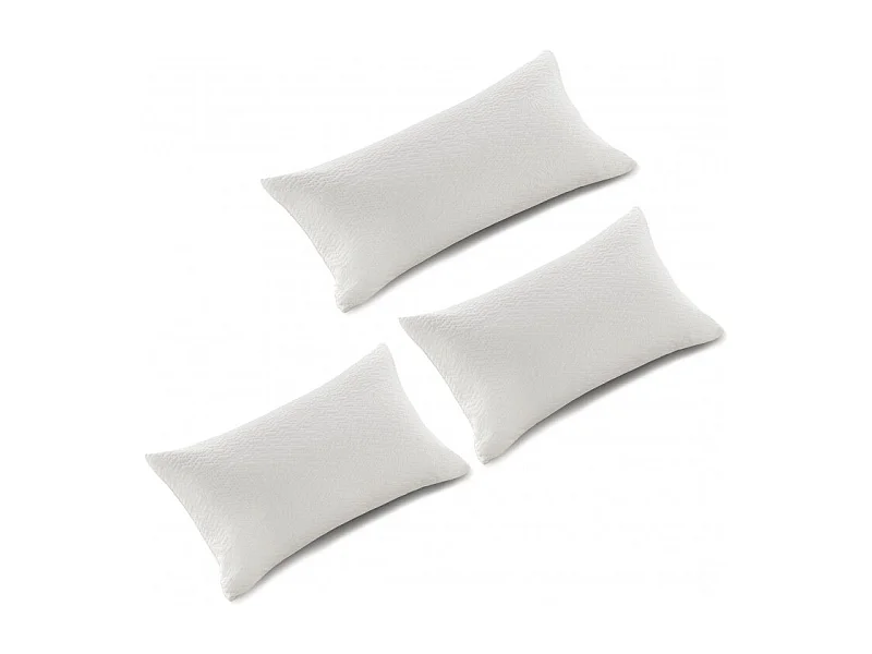 Almohada de Pack 3 100% copos de visco y pur  90/70/70cm